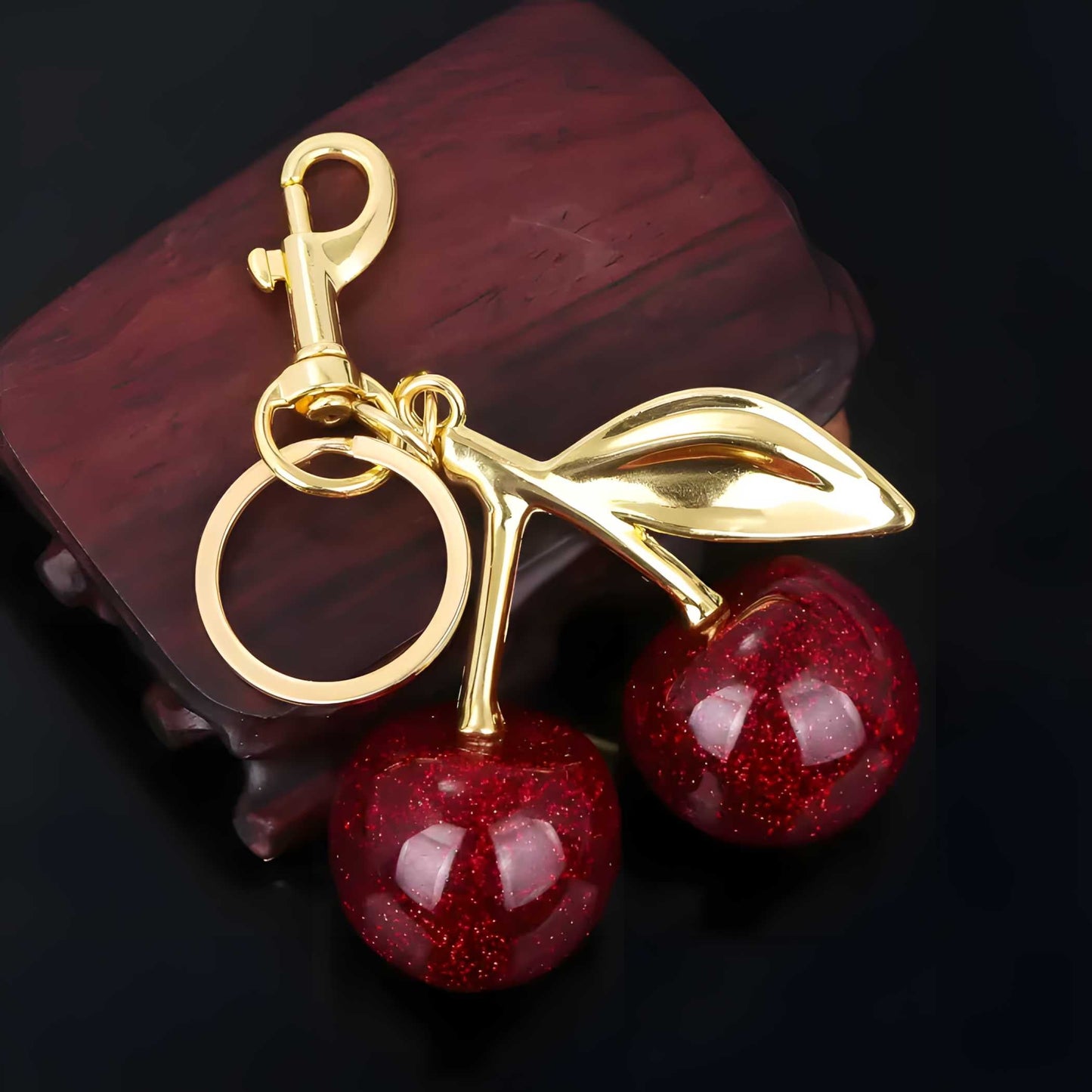 Cherry Bag Charm